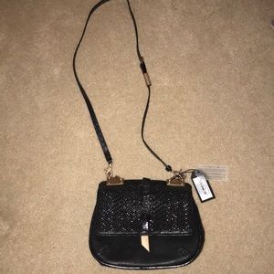 Dione Saddle Bag w/ metallic detailing